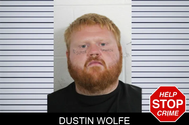 Dustin Wolfe mugshot