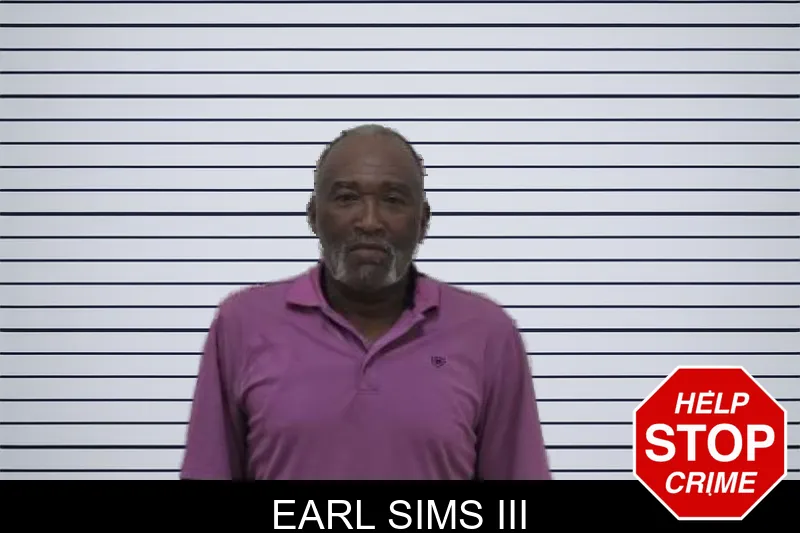 Earl Sims III mugshot