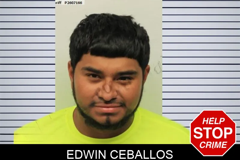 Edwin Ceballos mugshot