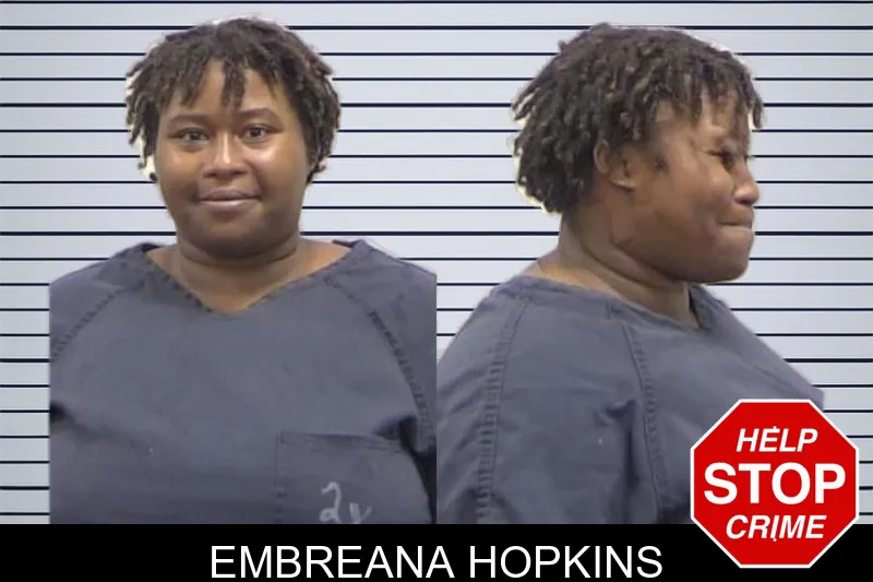 Embreana Hopkins mugshot