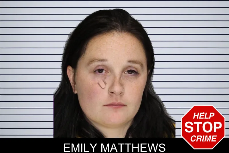 Emily Matthews mugshot