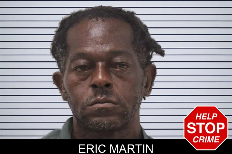 Eric Martin mugshot