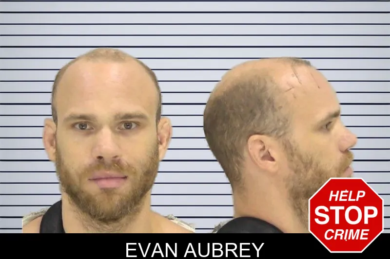 Evan Aubrey mugshot