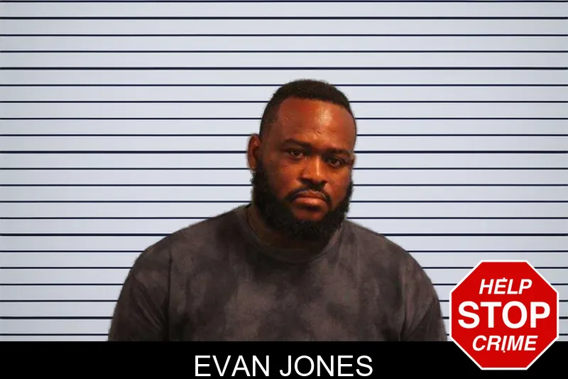 Evan Jones mugshot