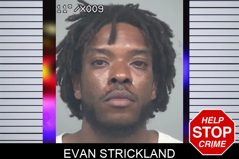 Evan Strickland mugshot