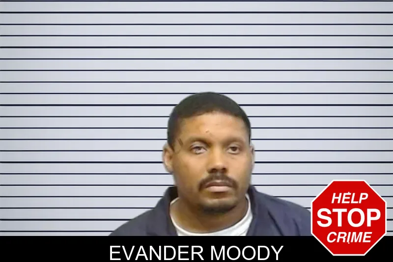Evander Moody mugshot