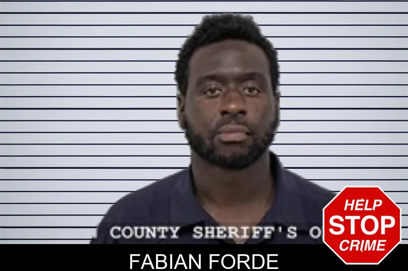 Fabian Forde mugshot