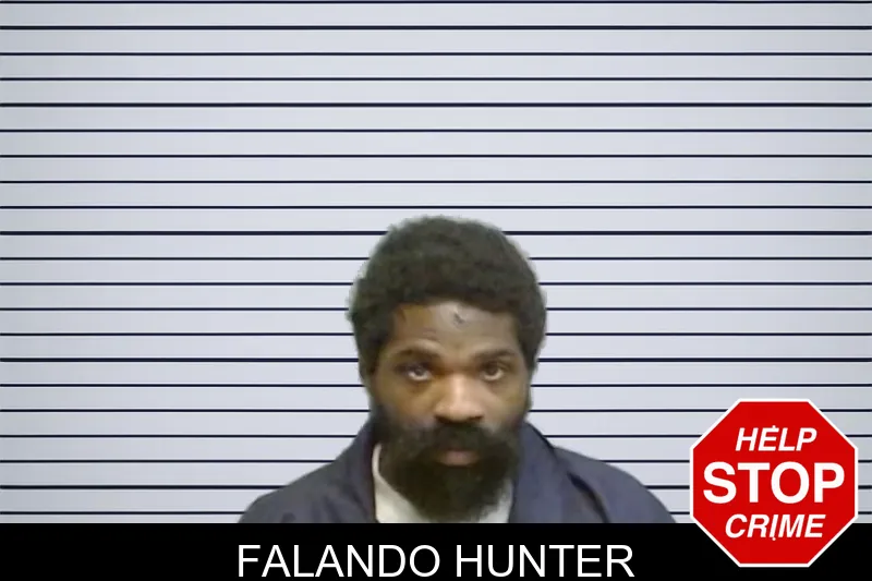 Falando Hunter mugshot