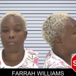 Farrah Williams mugshot