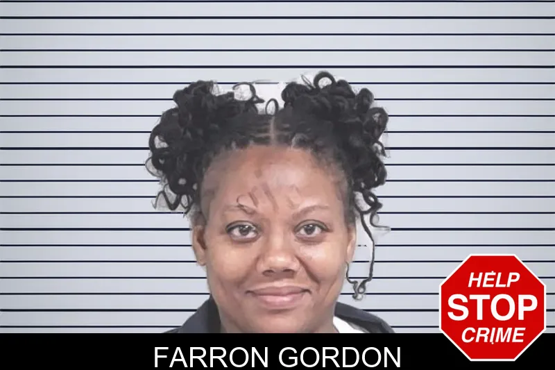 Farron Gordon mugshot