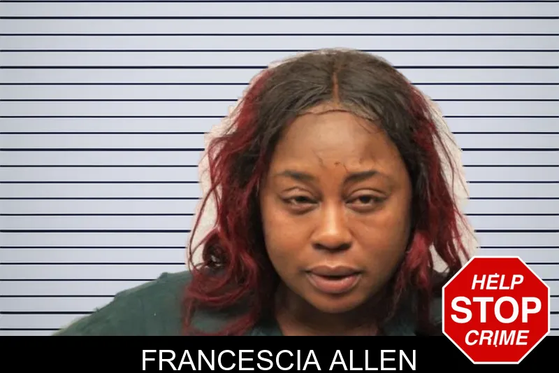 Francescia Allen mugshot