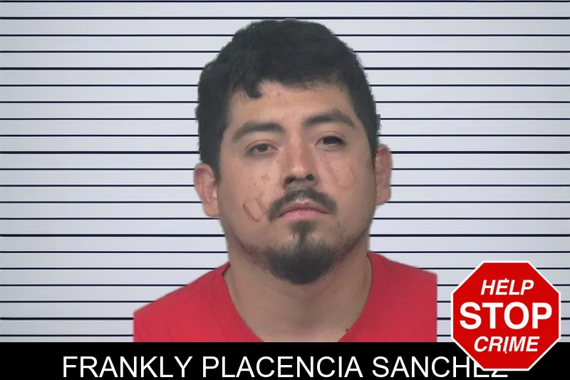Frankly Placencia Sanchez mugshot