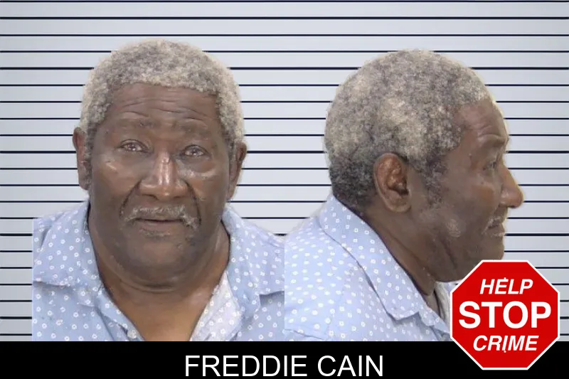 Freddie Cain mugshot