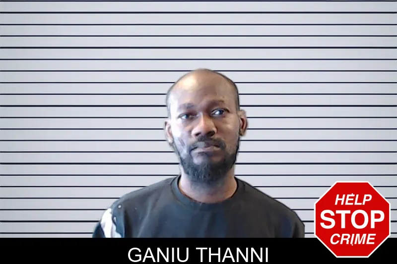 Ganiu Thanni mugshot
