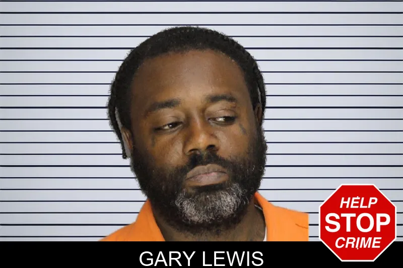 Gary Lewis mugshot