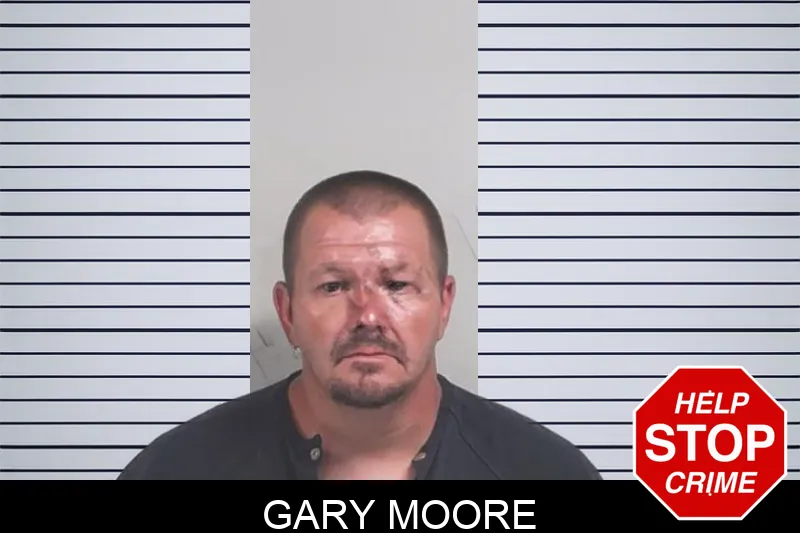Gary Moore mugshot