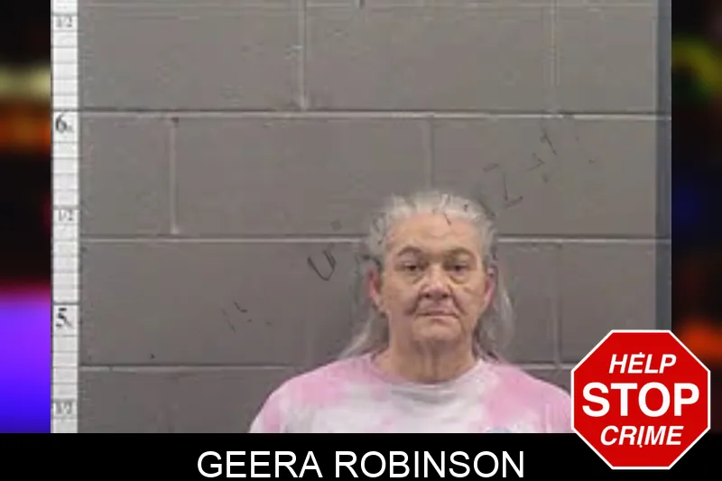 Geera Robinson mugshot