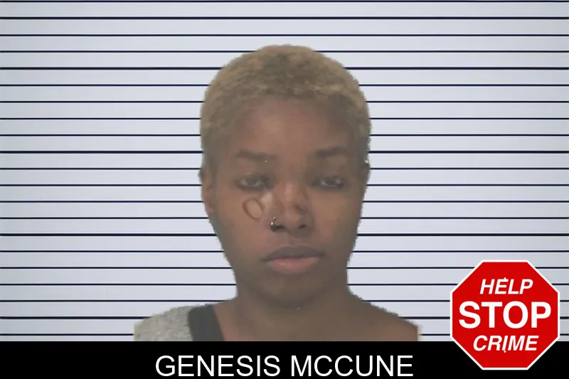 Genesis McCune mugshot