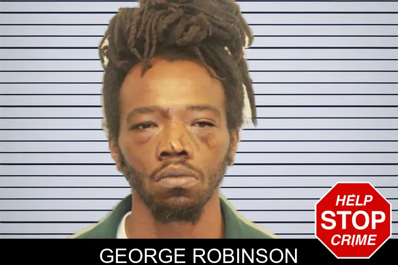 George Robinson mugshot