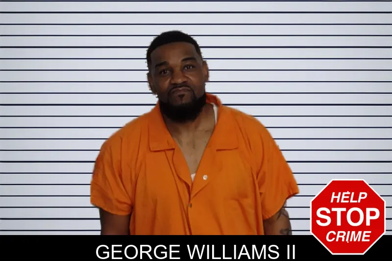 George Williams II mugshot