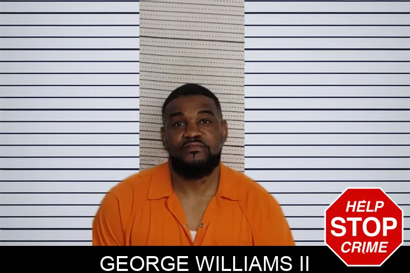 George Williams II mugshot