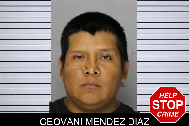 Geovani Mendez Diaz mugshot