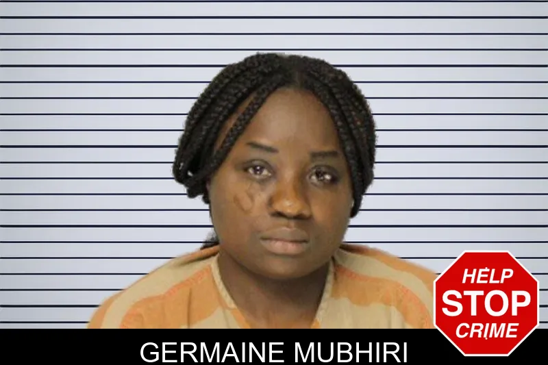 Germaine Mubhiri mugshot