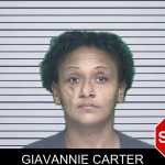 Giavannie Carter mugshot