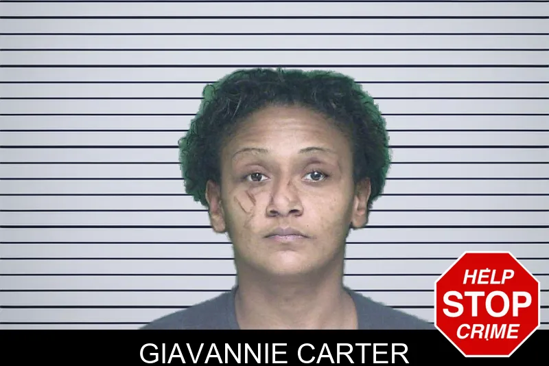 Giavannie Carter mugshot