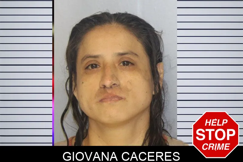 Giovana Caceres mugshot