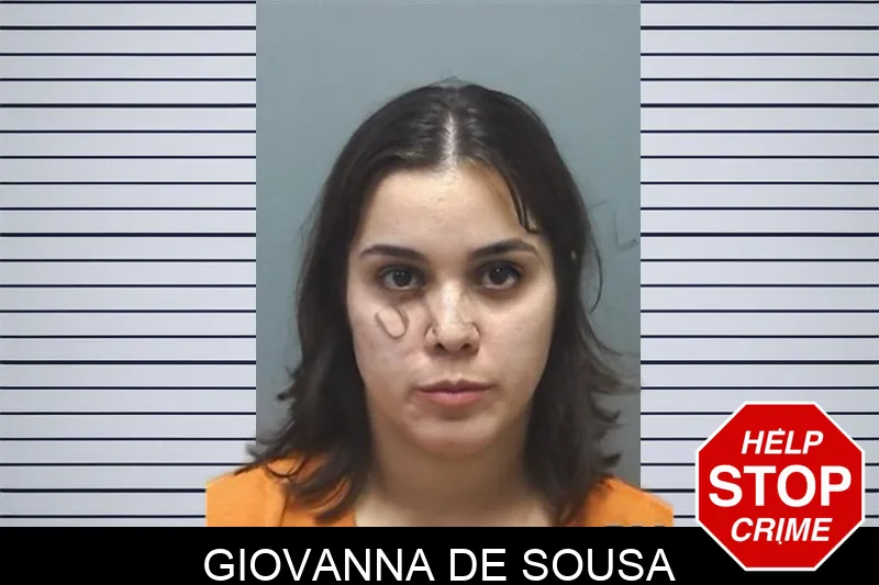Giovanna De Sousa mugshot