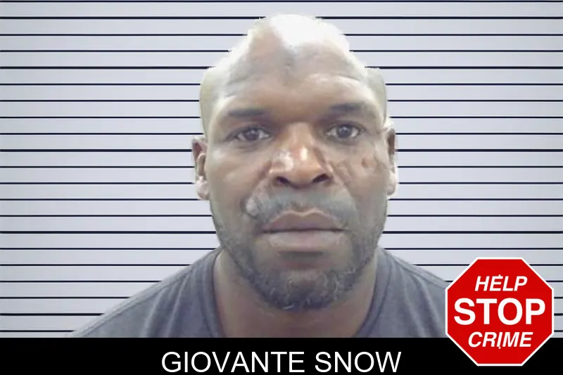 Giovante Snow mugshot