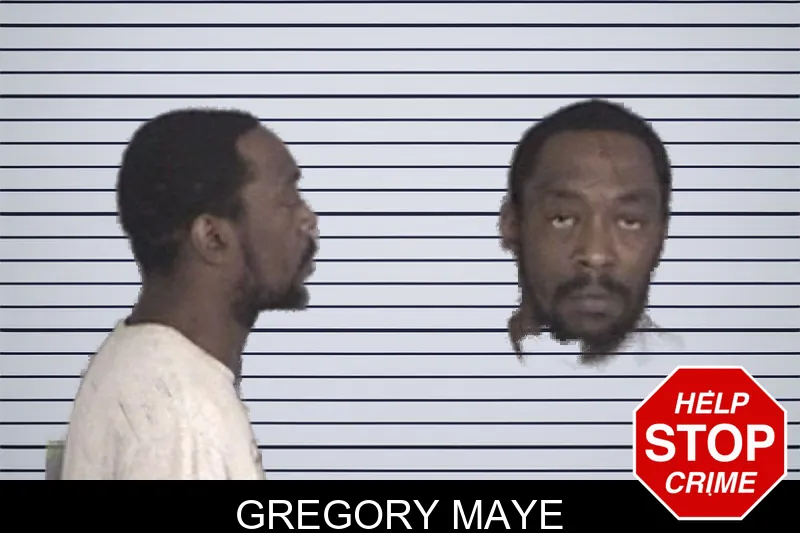 Gregory Maye mugshot