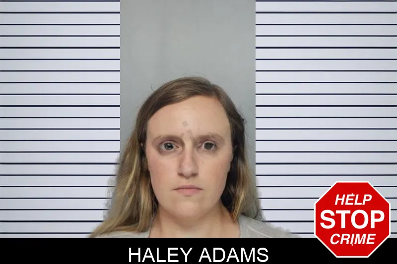 Haley Adams mugshot