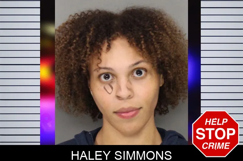 Haley Simmons mugshot