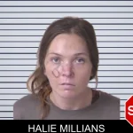 Halie Millians mugshot