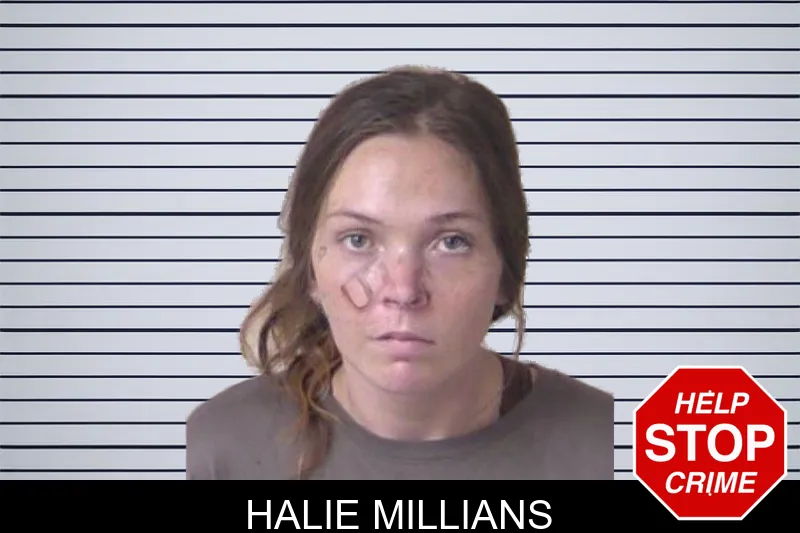Halie Millians mugshot