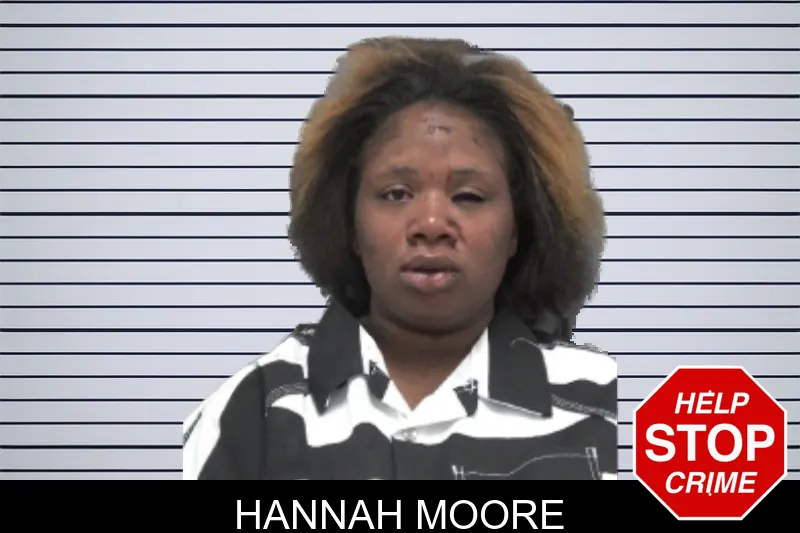 Hannah Moore mugshot