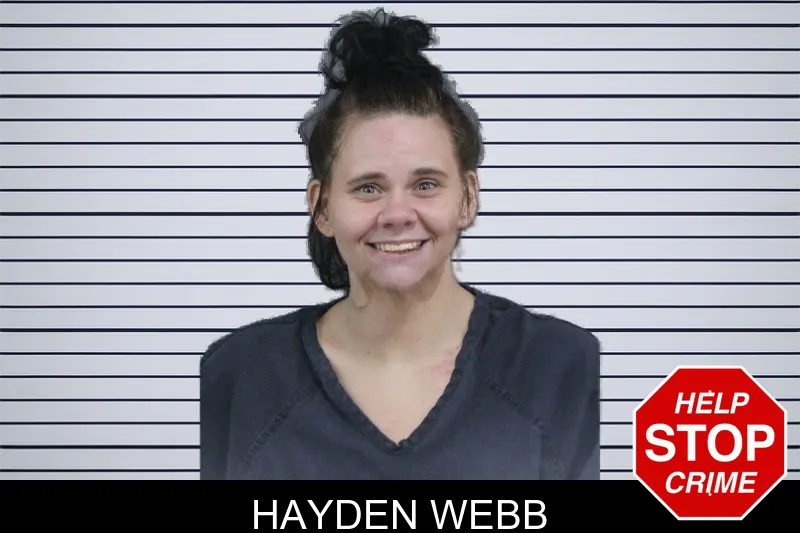 Hayden Webb mugshot