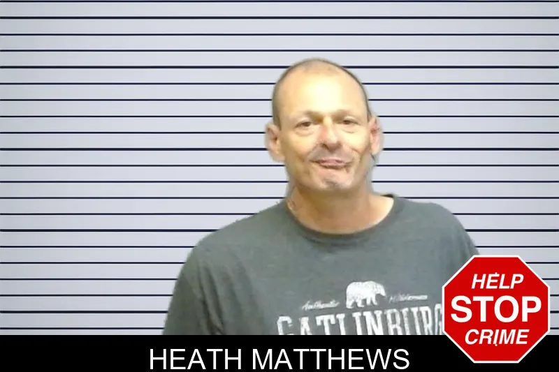 Heath Matthews mugshot
