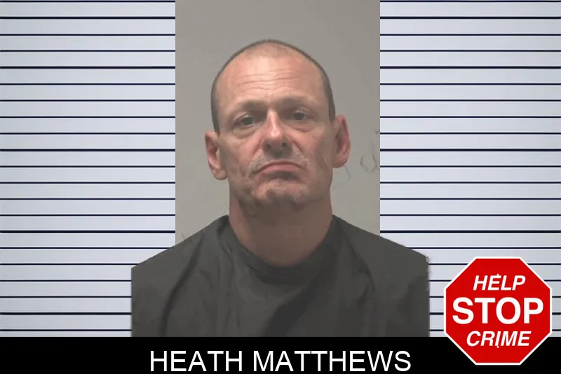 Heath Matthews mugshot