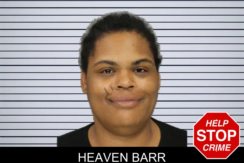 Heaven Barr mugshot