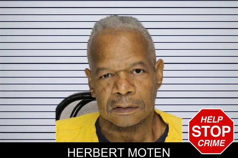 Herbert Moten mugshot