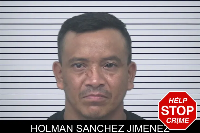 Holman Sanchez Jimenez mugshot