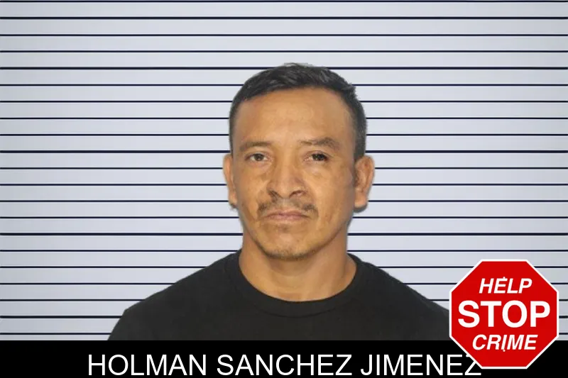 Holman Sanchez Jimenez mugshot
