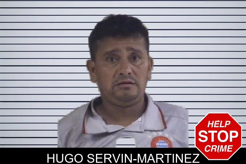 Hugo Servin-Martinez mugshot