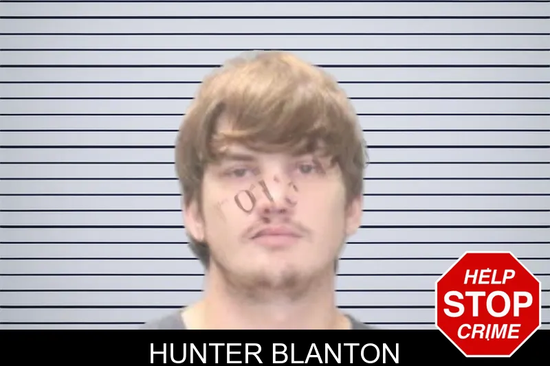 Hunter Blanton mugshot