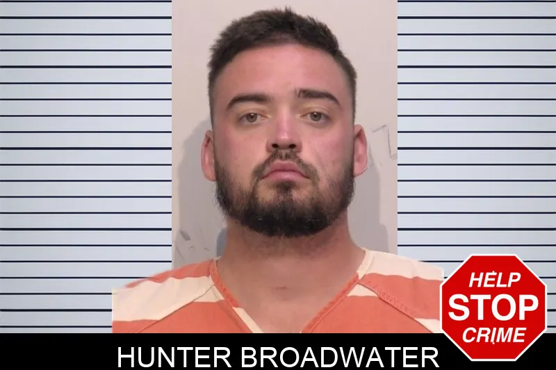 Hunter Broadwater mugshot