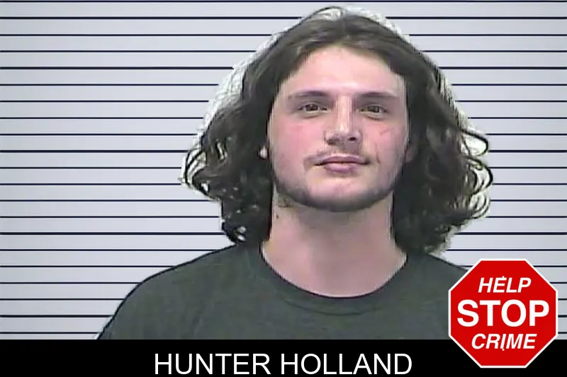 Hunter Holland mugshot