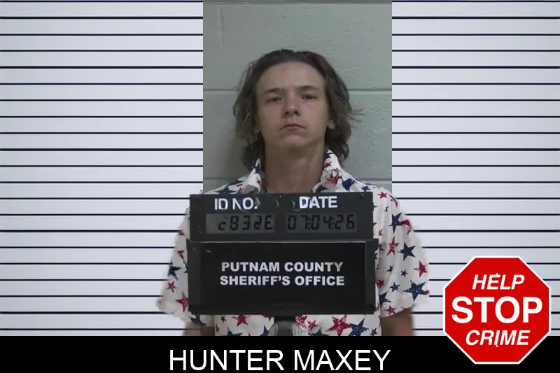 Hunter Maxey mugshot